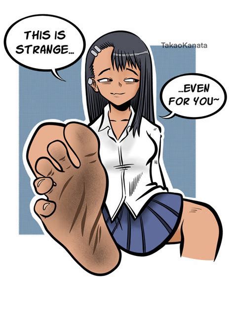 Your teacher has caught you looking at her feet during the lesson, fantasizing about getting to smell them. . Anime footjo